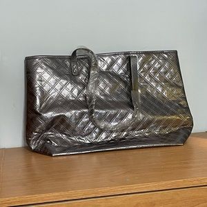 Metallic Silver Shoulder Bag